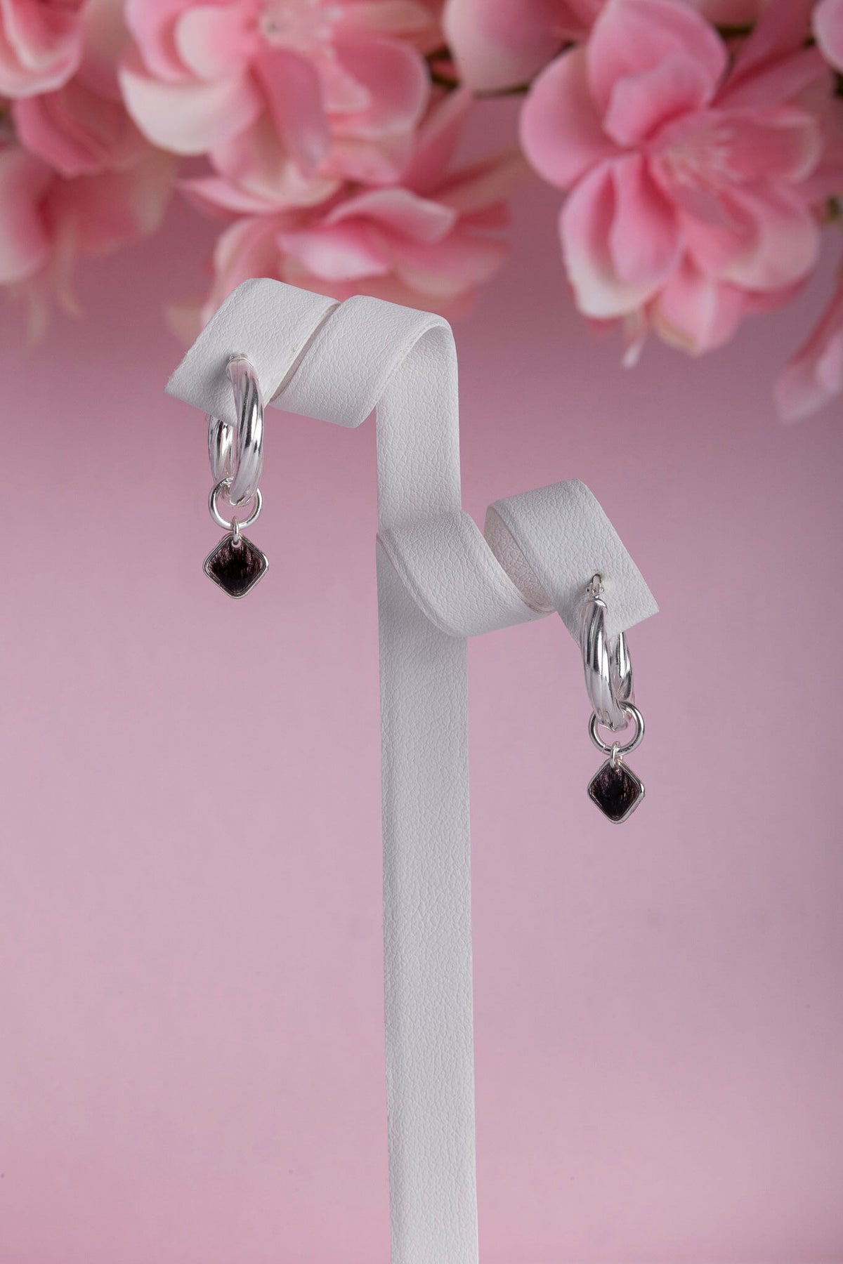 Boucle d'oreille souvenir en argent 925 fait main - bijou souvenir poils de chien chat crins de cheval cendres animales - Les Bijoux Étoilés