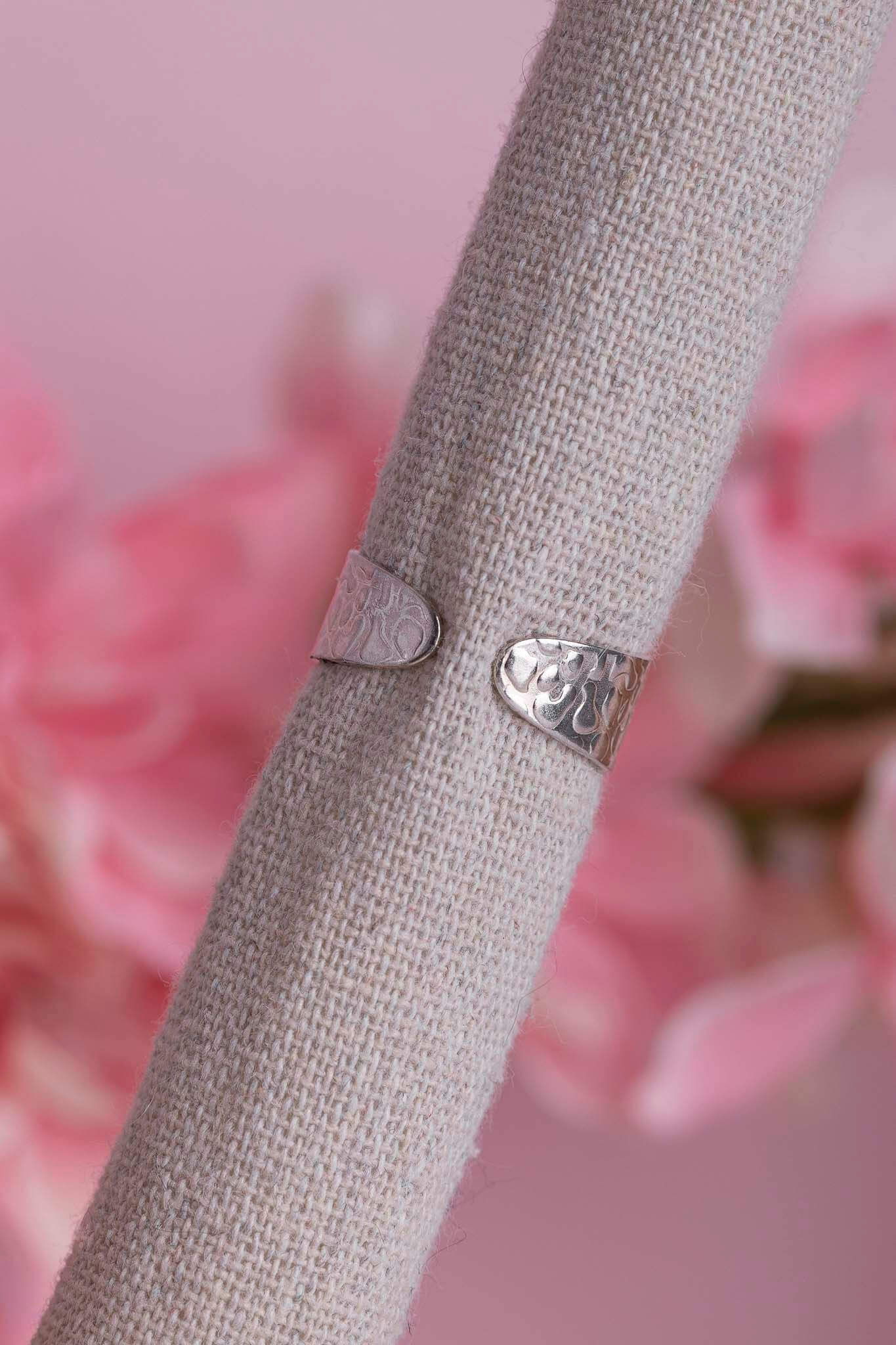 Bague souvenir en argent 925 fait main - bijou souvenir poils de chien chat crins de cheval cendres animales - Les Bijoux Étoilés