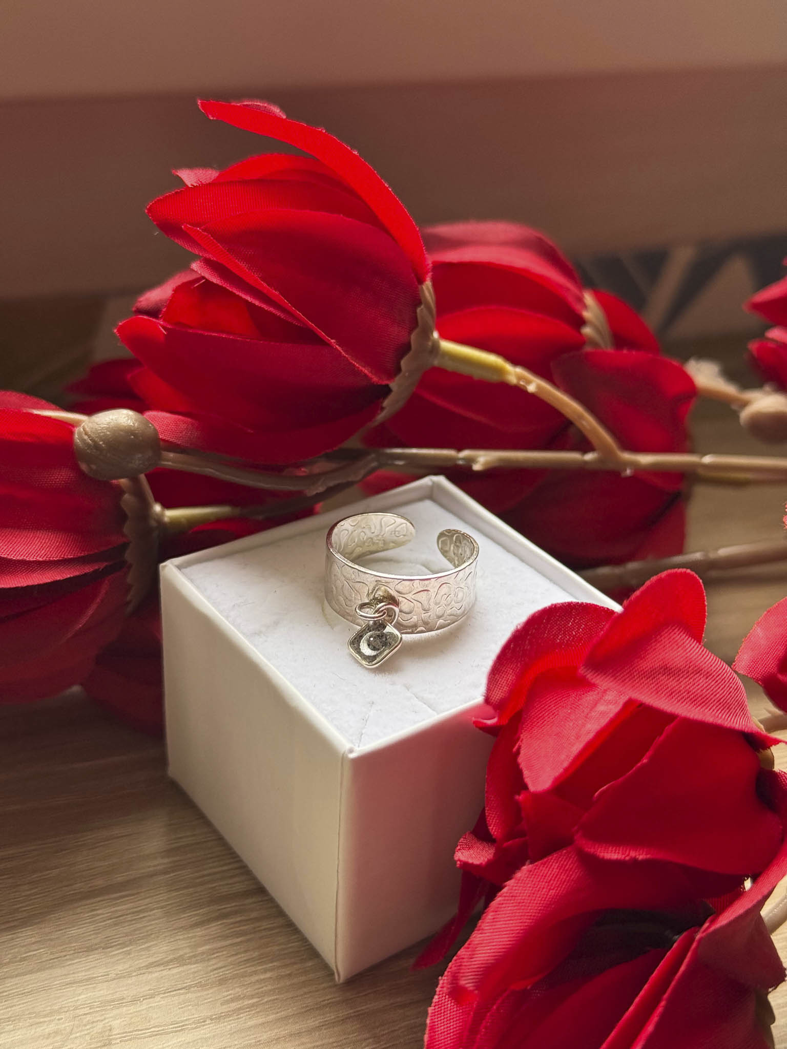 Bague souvenir Halo céleste en argent 925 écrin - bijou souvenir poils animaux cendres fait main - Les Bijoux Étoilés