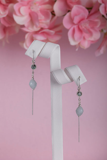 Boucle d'oreille souvenir en argent 925 fait main - bijou souvenir poils de chien chat crins de cheval cendres animales - Les Bijoux Étoilés