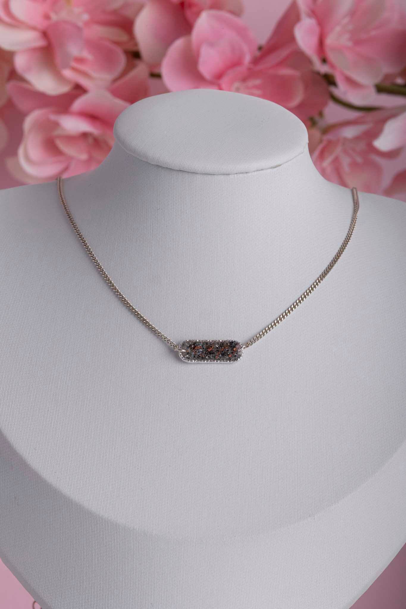 Collier souvenir en argent 925 fait main - bijou souvenir poils de chien chat crins de cheval cendres animales - Les Bijoux Étoilés