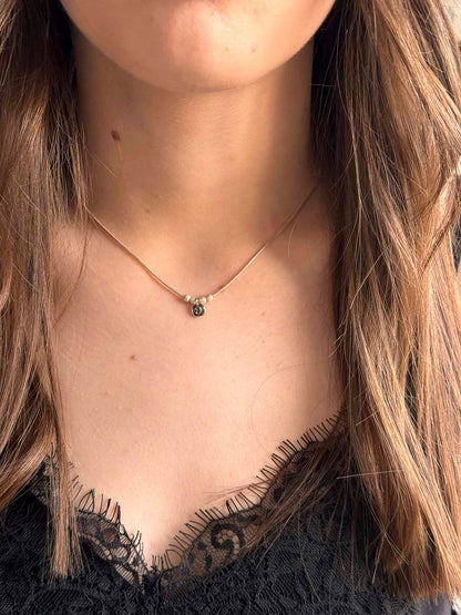 Collier souvenir Comète en argent 925 fait main - bijou souvenir poils de chien chat crins de cheval cendres animales - Les Bijoux Étoilés