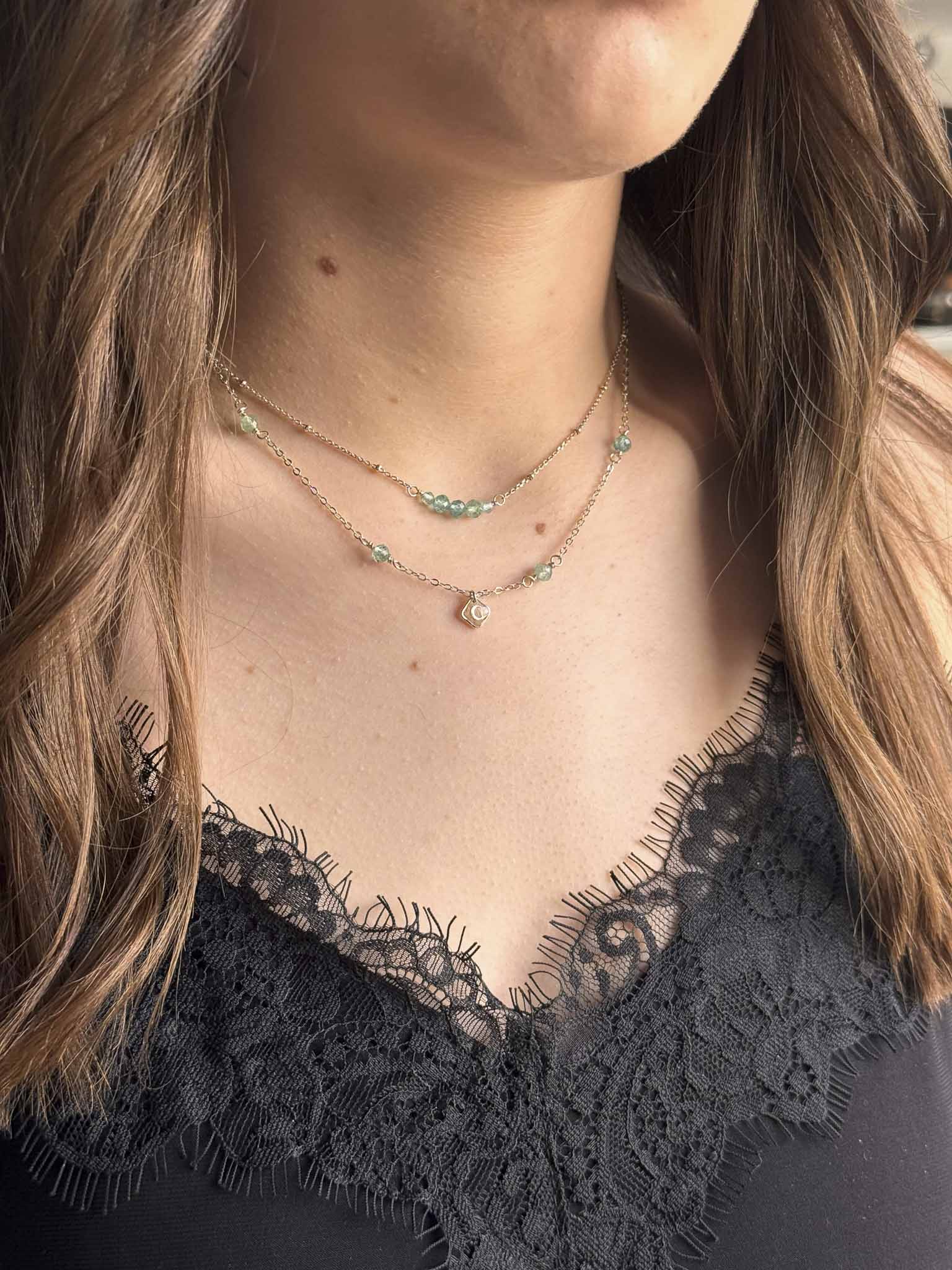Collier souvenir Météore en argent 925 fait main - bijou souvenir poils de chien chat crins de cheval cendres animales - Les Bijoux Étoilés