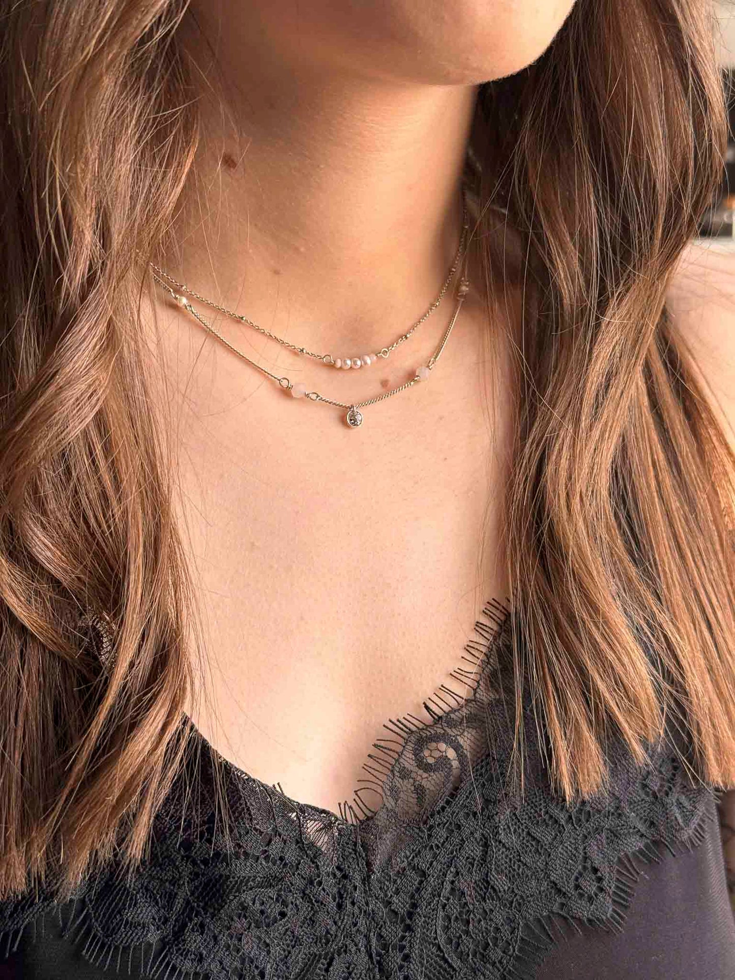 Collier Météore souvenir argent 925 - bijou personnalisé poils animaux - Les Bijoux Étoilés