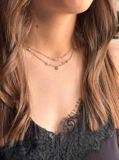 Collier Météore souvenir argent 925 - bijou personnalisé poils animaux - Les Bijoux Étoilés